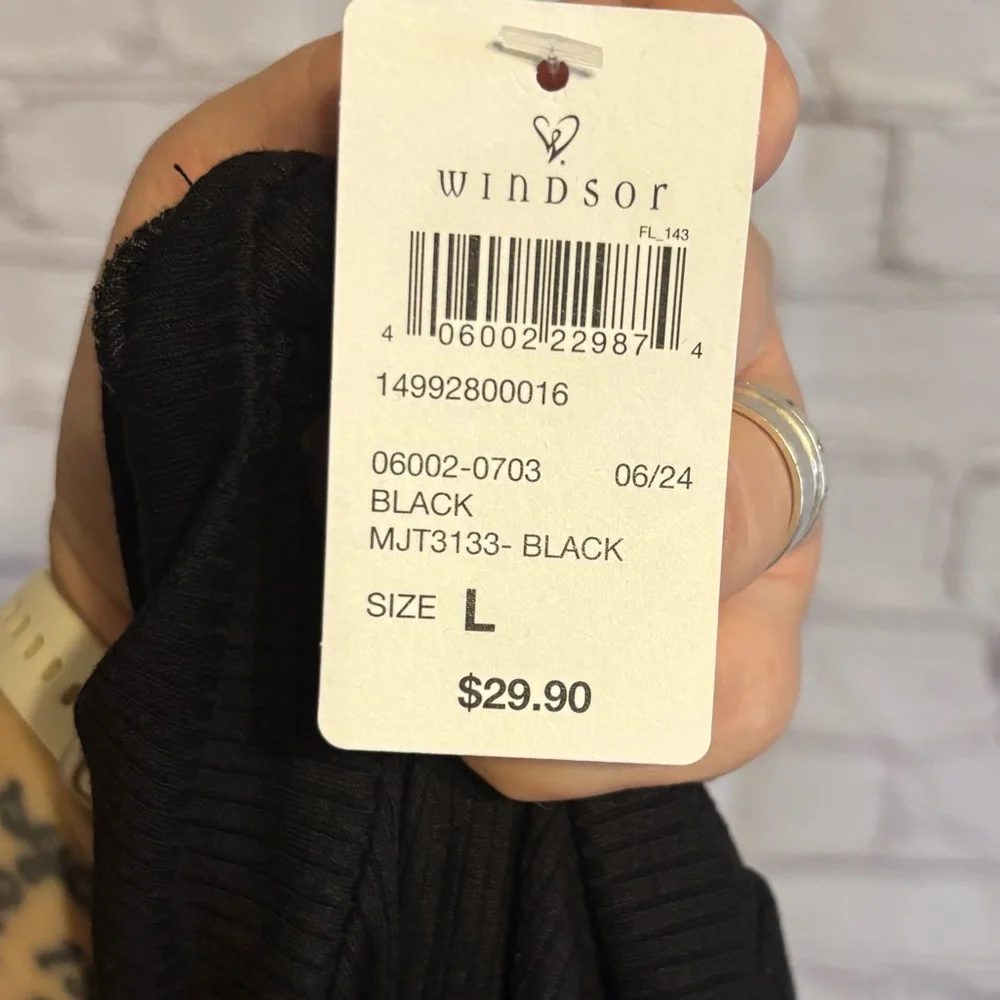 Windsor Basic Knit Ribbed Mini Dress - Picture 12 of 12